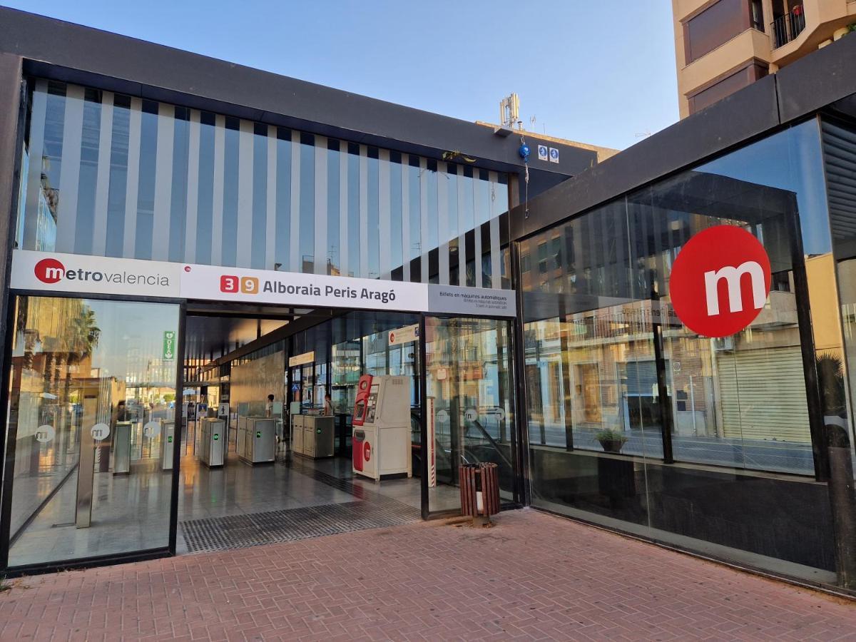 Casa 12 Pax Metro Alboraya Valencia Villa Eksteriør bilde